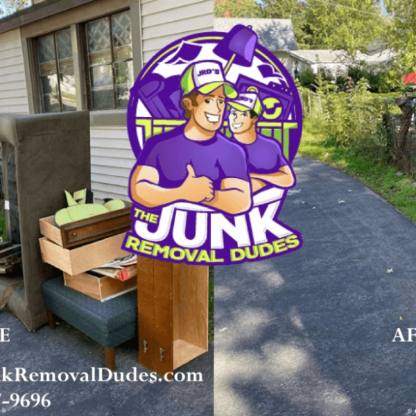 the junk removal dudes before and after