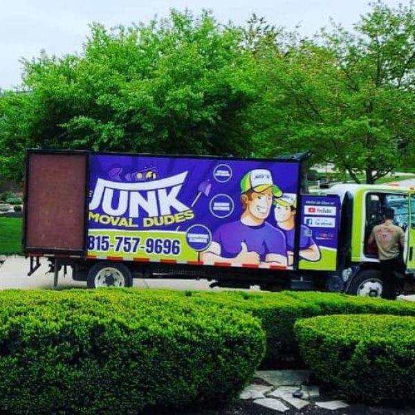 the junk removal dudes truck